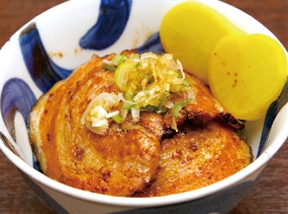 チャーシュー炙り丼
